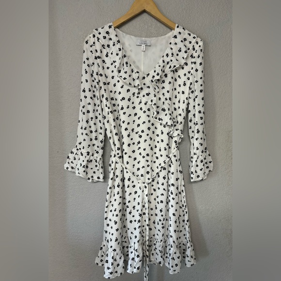 & OTHER STORIES‎ Ruffle Tie Frill Mini Dress Size 10 - Picture 5 of 8